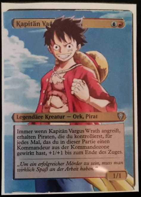 The Power of Character: One Piece Themed Magic Playing Cards